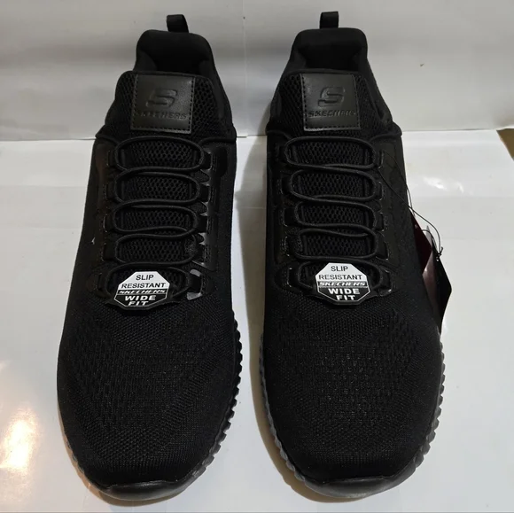 Skechers Men's Work Shoes Relaxed Fit Memory Foam - Picture 3 of 8